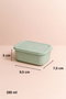 Hermia Set de Cajas de Almacenamiento de 12 Piezas Verde